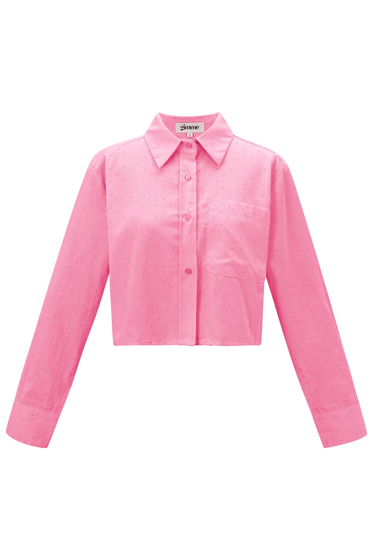 Cotton Vrouwen Korte Overhemd Classic Knopsluiting